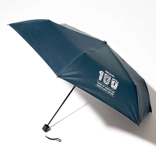 WELEDA  UVカット99.9％、遮光率100％を実現した、本格派!! 日差しから美髪・美肌を守る！ 晴雨兼用折りたたみ傘