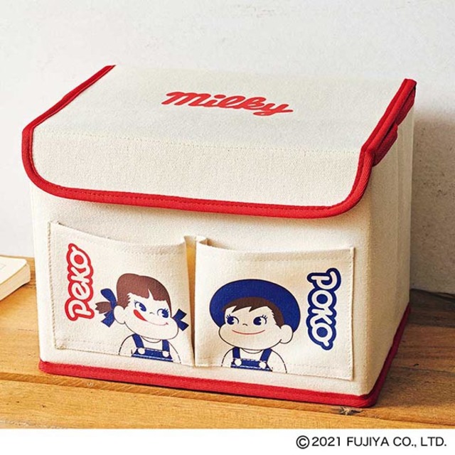 ペコちゃん＆ポコちゃん  折りたためる収納BOX