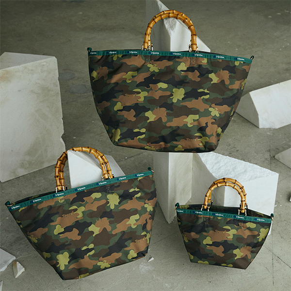 LeSportsac LARGE BAMBOOトートフラワーLS-